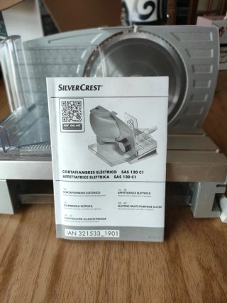 Cortafiambres Eléctrico Plateado