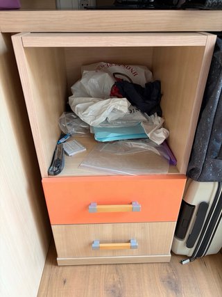 Cama nido con almacenaje y colchones