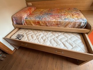 Cama nido con almacenaje y colchones