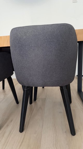 Set 4 Sillas Comedor Tapizadas