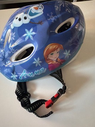 Casco bici niña Frozen Elsa