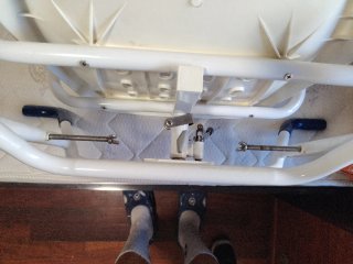 Silla adaptada para bañera