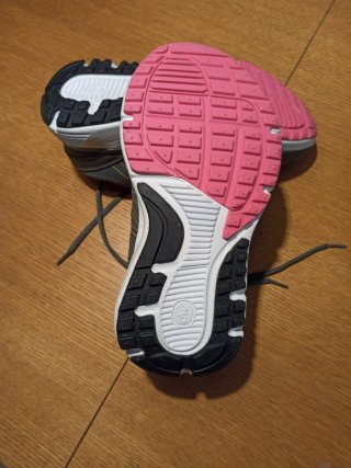 Deportivas ortopedicas mujer grises y rosas