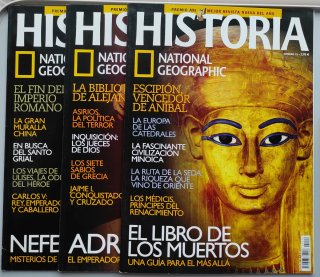 Lote de 15 revistas Historia Nacional Geographic
