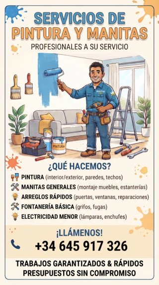 Servicios de Pintura y Manitas a Domicilio