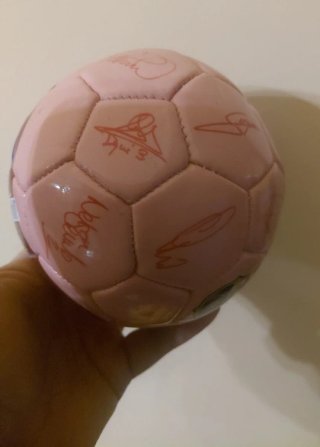 Mini pallone calcio Barcellona con firme
