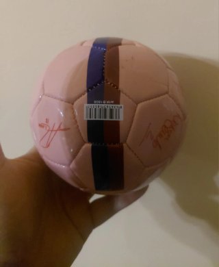 Mini pallone calcio Barcellona con firme