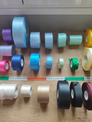 Pack 35 cintas de raso variadas