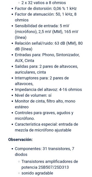 Amplificador JVC JAPONES 1975 REVISADO