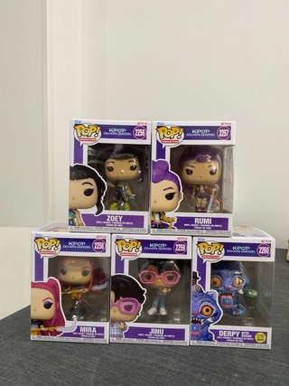 Lote 5 Funko Pop KPop Demon Hunters