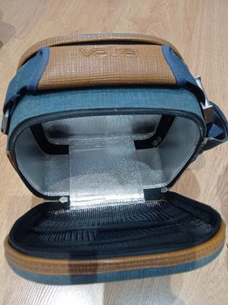 Bolso nevera Valira negro y vaquero