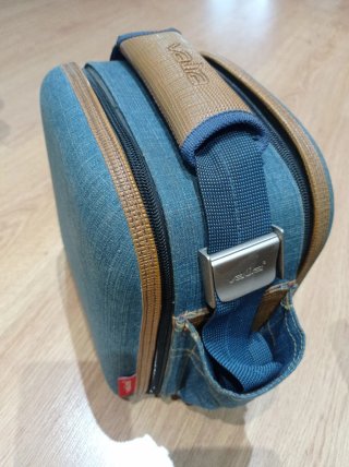 Bolso nevera Valira negro y vaquero