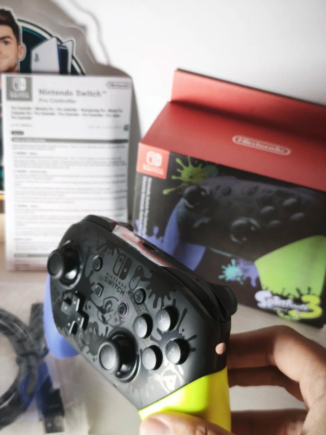 Nuevo! Mando Pro Nintendo Switch Splatoon