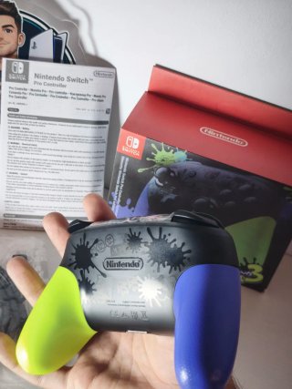 Nuevo! Mando Pro Nintendo Switch Splatoon