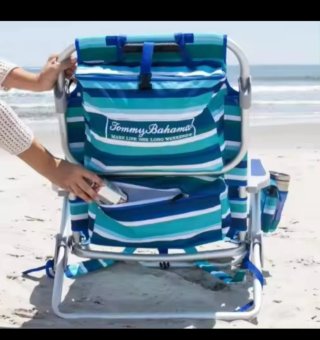 2 Sillas azules de Playa Tommy Bahama