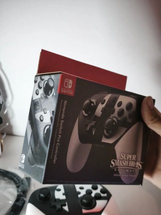 Nuevo! Mando Pro Nintendo Switch Super Smash Bros