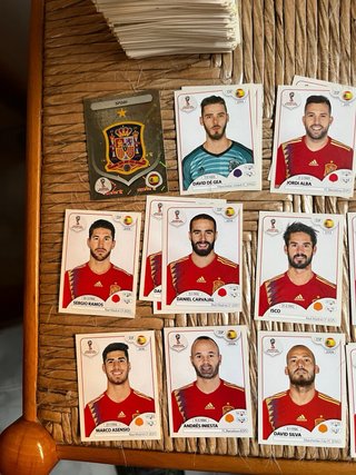 Cromos fútbol mundial Rusia 2018 Casi 600