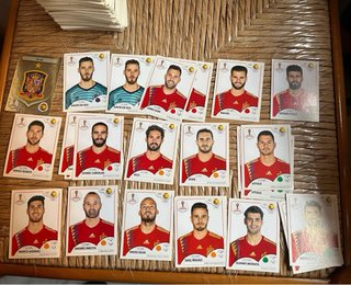 Cromos fútbol mundial Rusia 2018 Casi 600