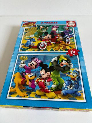 Lote 3 Puzzles Niños: Mickey, Paw Patrol, Bluey