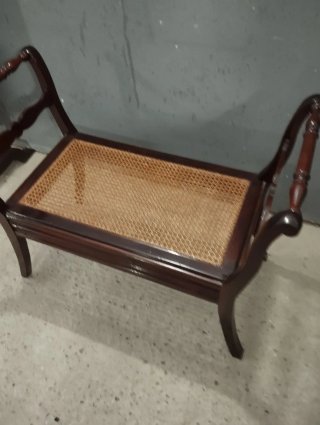 Descalzadora antigua rejilla madera