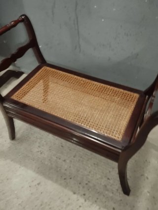 Descalzadora antigua rejilla madera