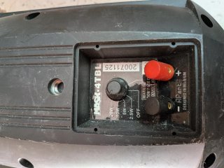 Cassa Acustica APart MASK-4TBL 20W 100V Nera