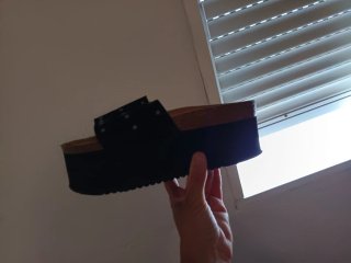 Sandalias Plataforma Mujer Negras
