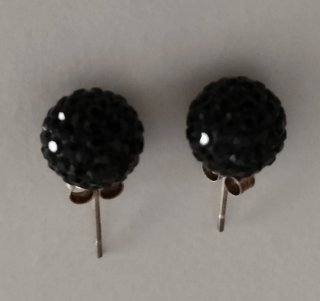 Pendientes negros azabache