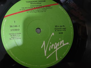 Tangerine Dream – Stratosfear LP Vinilo