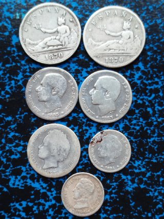 🇪🇸 Interesante lote de monedas de plata