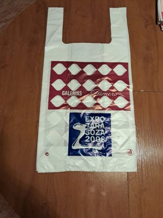 Bolsa Vintage Galerias Primero Expo Zaragoza 2008