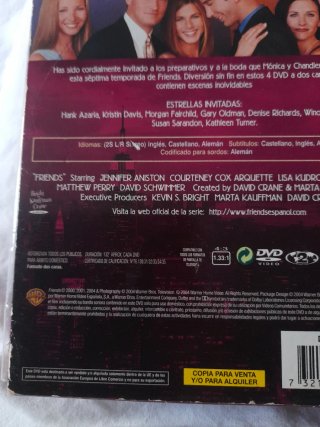 Friends T7 DVD Completa Español