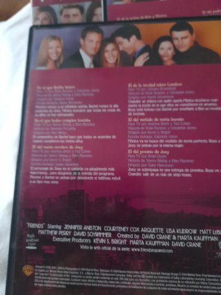 Friends T7 DVD Completa Español