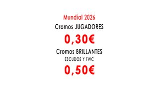 Cromos Mundial 2026