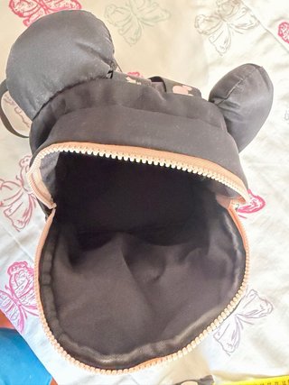 Mochila Zara Mickey & Friends Negra Rosa