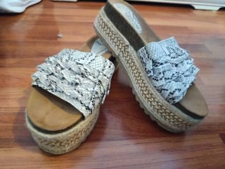 Sandalias Plataforma Serpiente