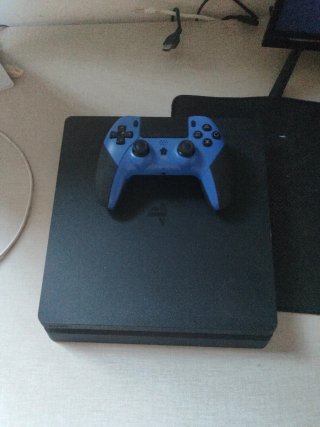 Consola PS4 Sony Azul + Mando Nacon