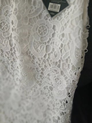 Vestido blanco de encaje