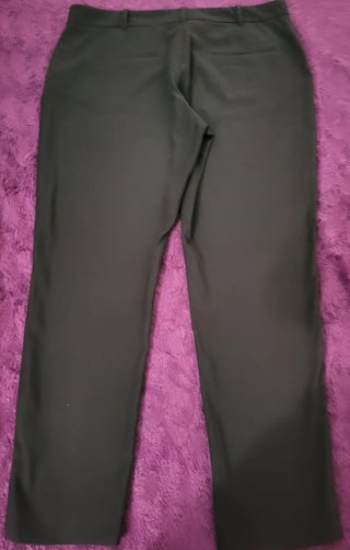 Pantalón Mango Talla 42 Negro