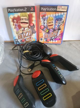 PlayStation 2 Buzz! Quiz Musical + Buzz! Pop Music