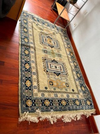 Alfombra Beige y Azul 2,40 x 1,50