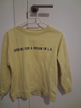 Sudadera amarilla Looking for a dream