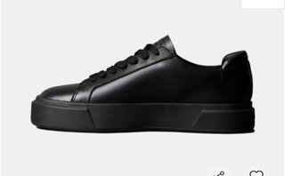 Zapatillas Calvin Klein Piel Negra Mujer