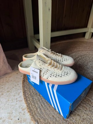 Adidas Samba OG Mule Beige/Rosa