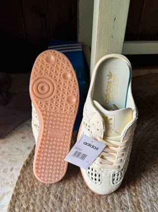 Adidas Samba OG Mule Beige/Rosa