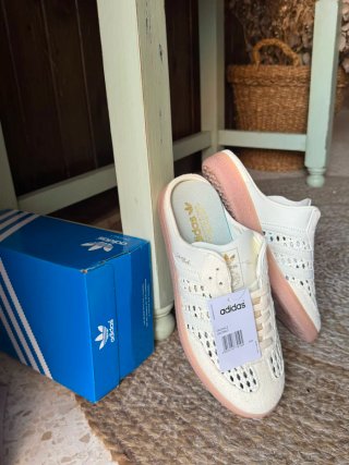 Adidas Samba OG Mule Beige/Rosa