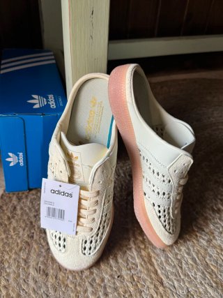 Adidas Samba OG Mule Beige/Rosa