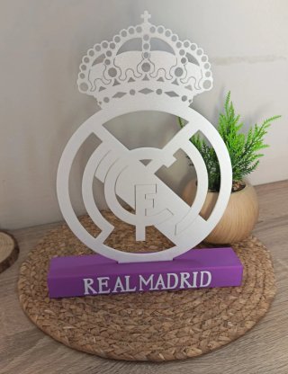 Escudo FCB y RM 3D Decorativo