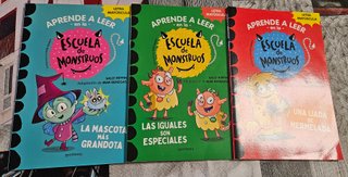 Pack libros escuela de monstruos
