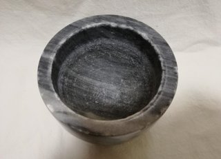 Mortero de mármol antiguo